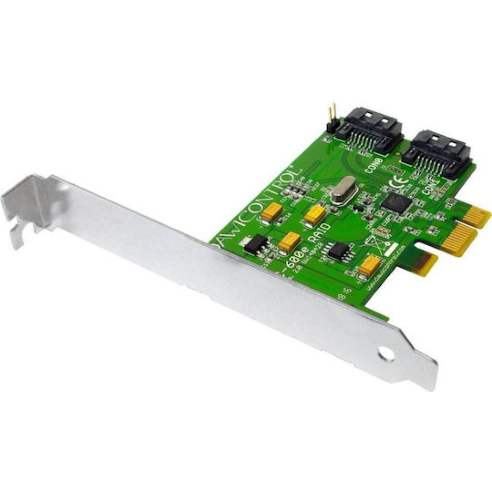 Dawicontrol Κάρτα PCIe σε 2 θύρες SATA III Controller Blister