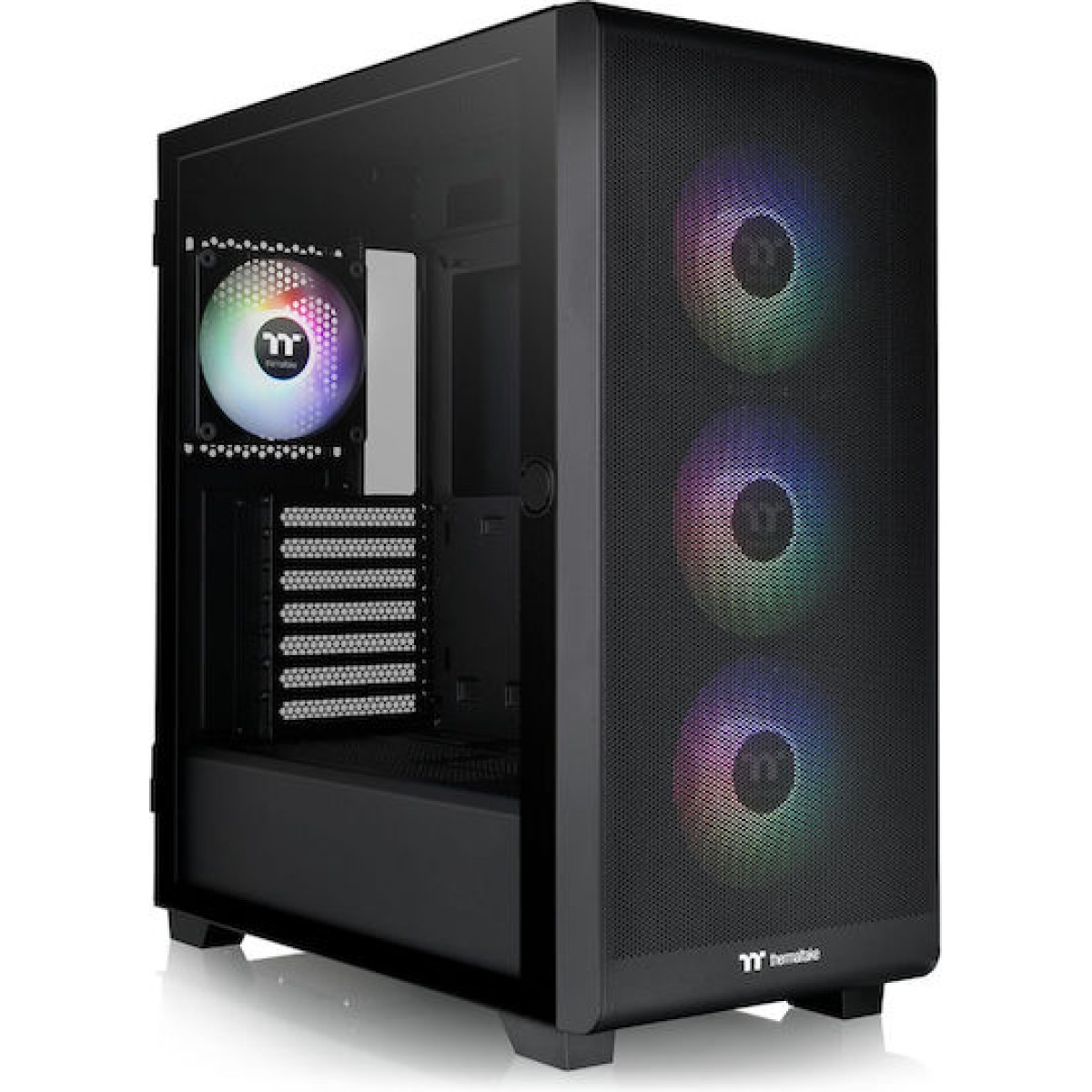 Thermaltake S250 TG ARGB Midi Tower Κουτί Υπολογιστή με Πλαϊνό Παράθυρο Μαύρο