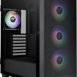 Thermaltake S250 TG ARGB Midi Tower Κουτί Υπολογιστή με Πλαϊνό Παράθυρο Μαύρο