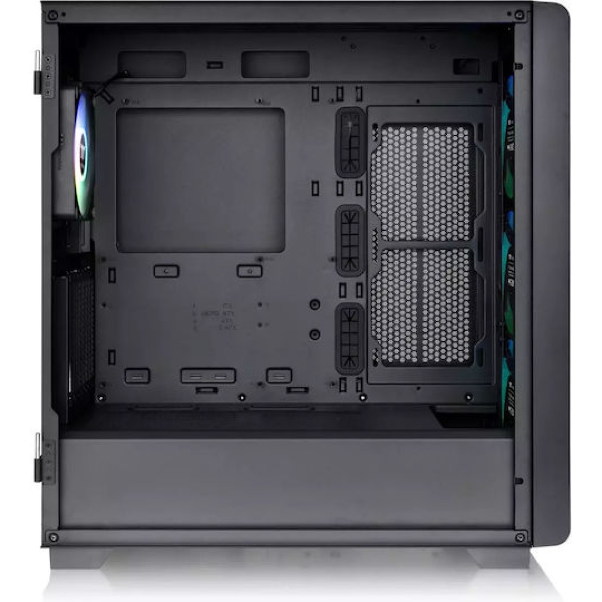 Thermaltake S250 TG ARGB Midi Tower Κουτί Υπολογιστή με Πλαϊνό Παράθυρο Μαύρο