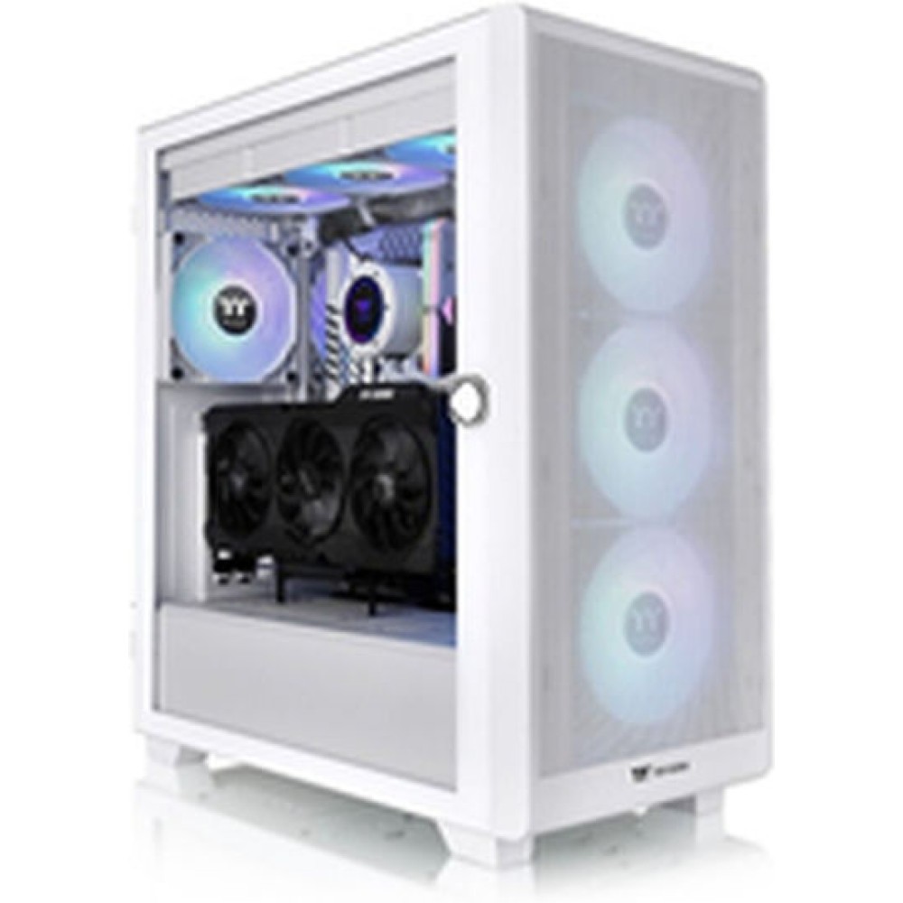 Thermaltake S250 TG ARGB Midi Tower Κουτί Υπολογιστή με Πλαϊνό Παράθυρο Λευκό