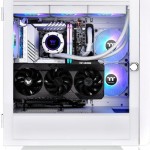 Thermaltake S250 TG ARGB Midi Tower Κουτί Υπολογιστή με Πλαϊνό Παράθυρο Λευκό
