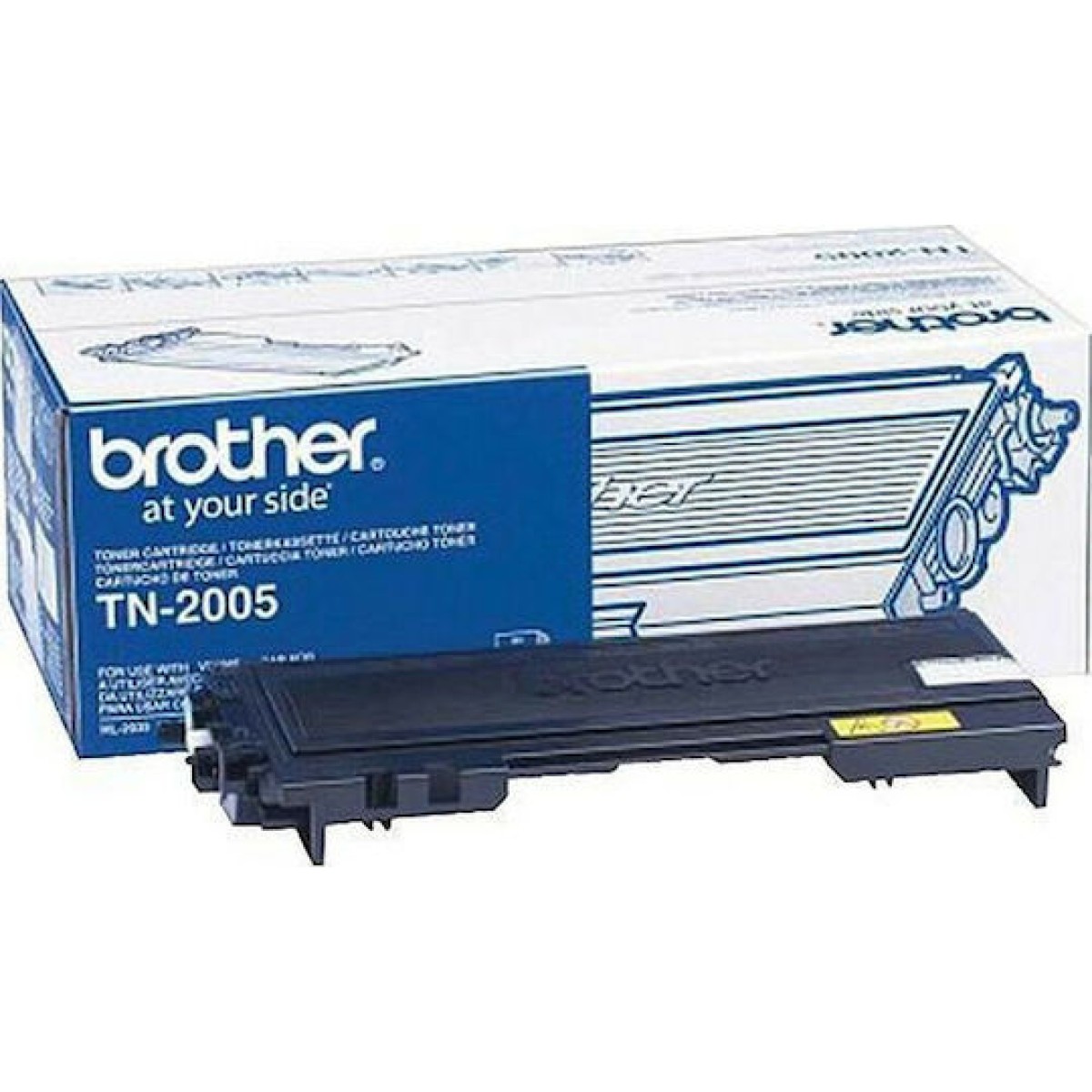 Brother TN-2005 Γνήσιο Toner Laser Εκτυπωτή Μαύρο 1500 Σελίδων (TN-2005)