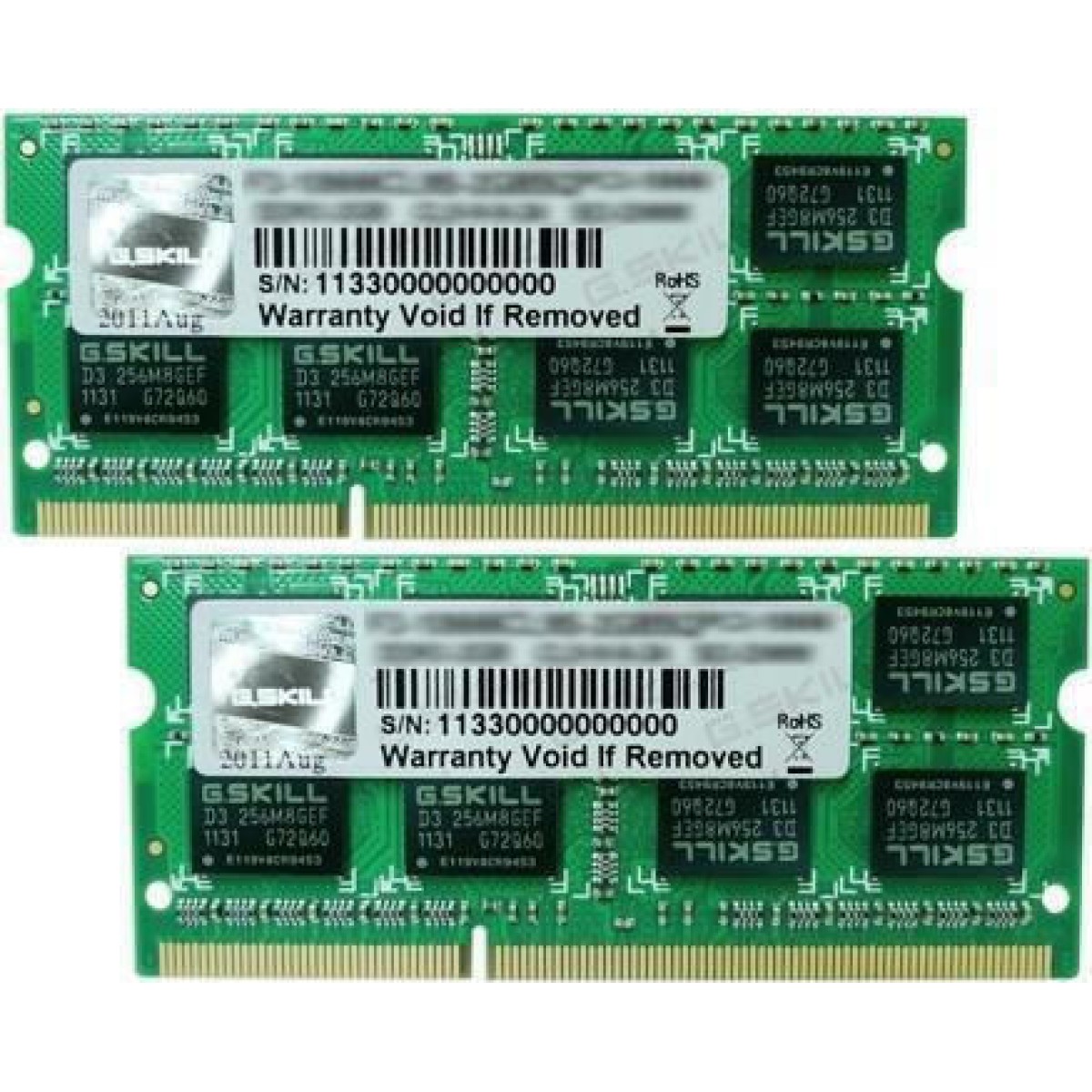 G.Skill DDR3 4GB RAM με 2x2GB Modules και Ταχύτητα 1600 για Laptop