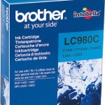 Brother LC980 Γνήσιο Μελάνι Εκτυπωτή InkJet Κυανό (LC-980C)