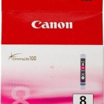 Canon CLI-8 Γνήσιο Μελάνι Εκτυπωτή InkJet Ματζέντα (0622B001)