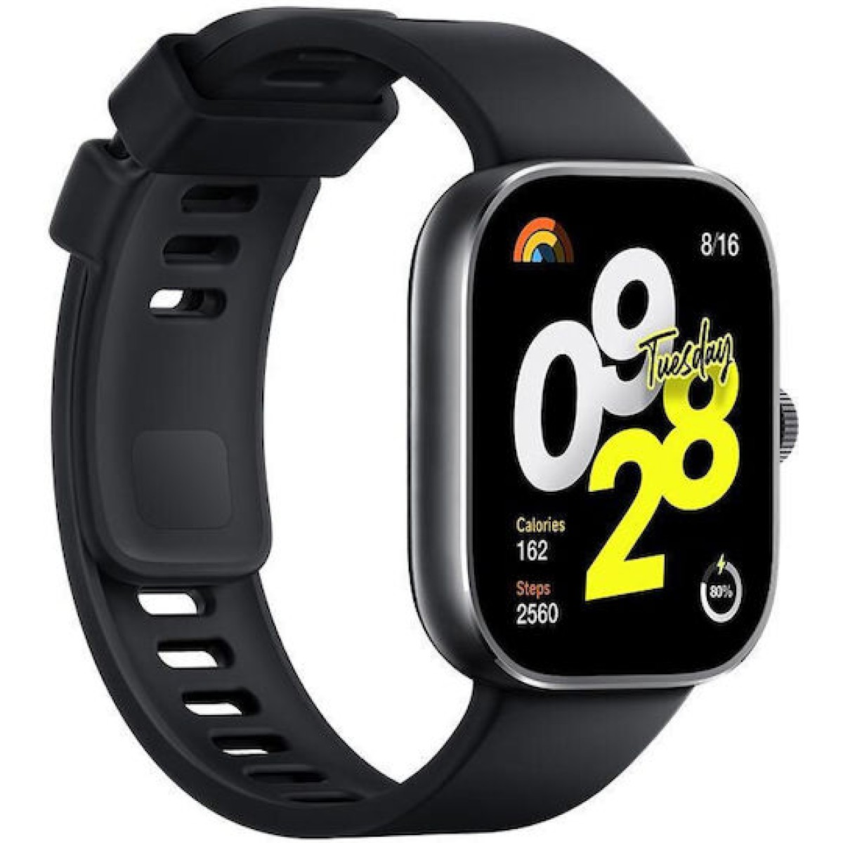 Xiaomi Redmi Watch 4 Aluminium 48mm Αδιάβροχο με Παλμογράφο (Μαύρο)