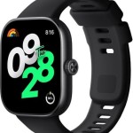 Xiaomi Redmi Watch 4 Aluminium 48mm Αδιάβροχο με Παλμογράφο (Μαύρο)