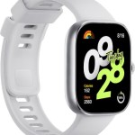 Xiaomi Redmi Watch 4 Aluminium 48mm Αδιάβροχο με Παλμογράφο (Silver Gray)