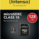 Intenso microSDXC 128GB Class 10 με αντάπτορα
