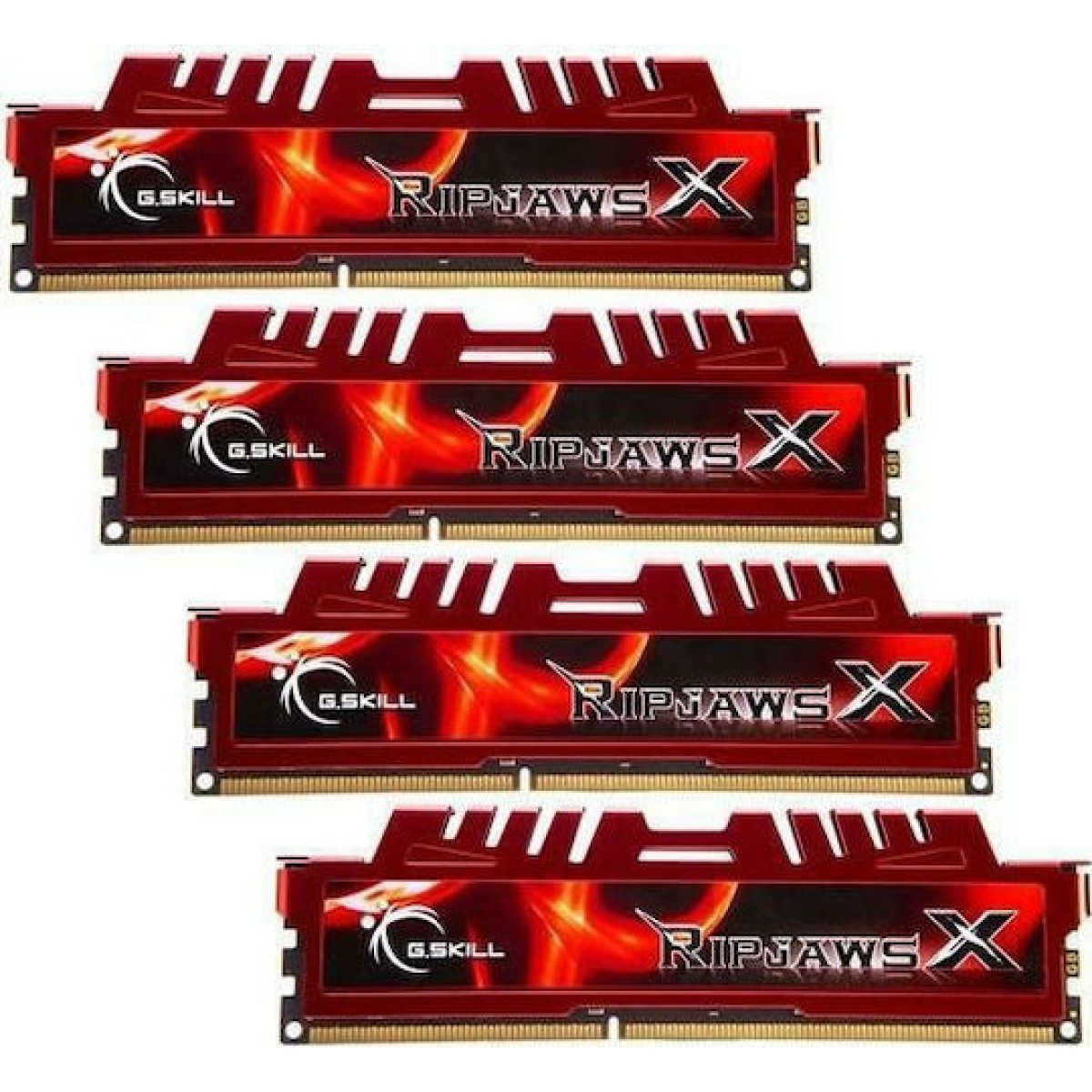 G.Skill RipjawsX DDR3 32GB RAM με 4x8GB Modules και Ταχύτητα 1600 για Desktop