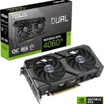 Asus GeForce RTX 4060 Ti 8GB GDDR6 Dual Evo OC Κάρτα Γραφικών