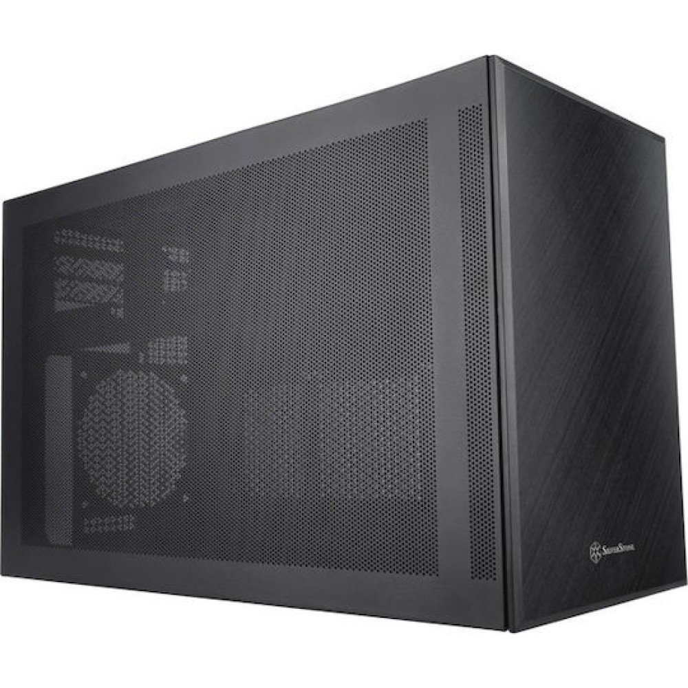 Silverstone SST-SG17B Mini Tower Κουτί Υπολογιστή Μαύρο