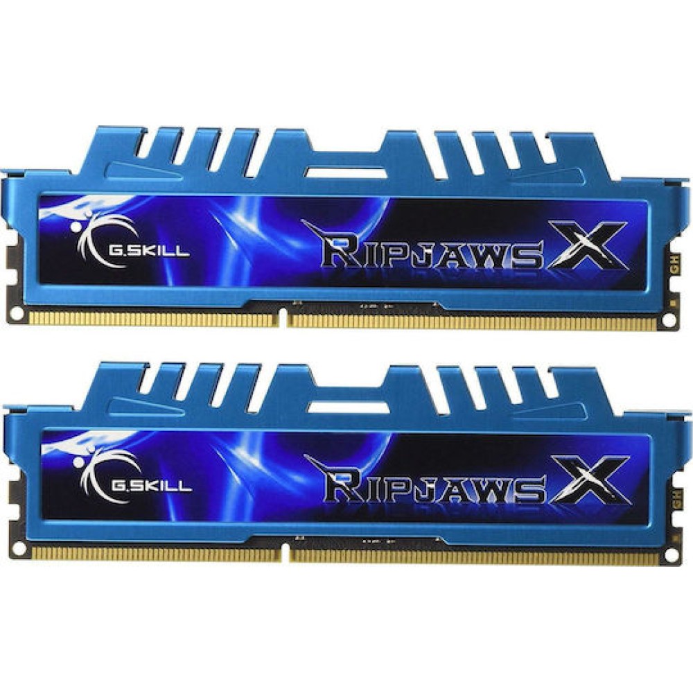 G.Skill RipjawsX DDR3 16GB RAM με 2x8GB Modules και Ταχύτητα 1600 για Desktop