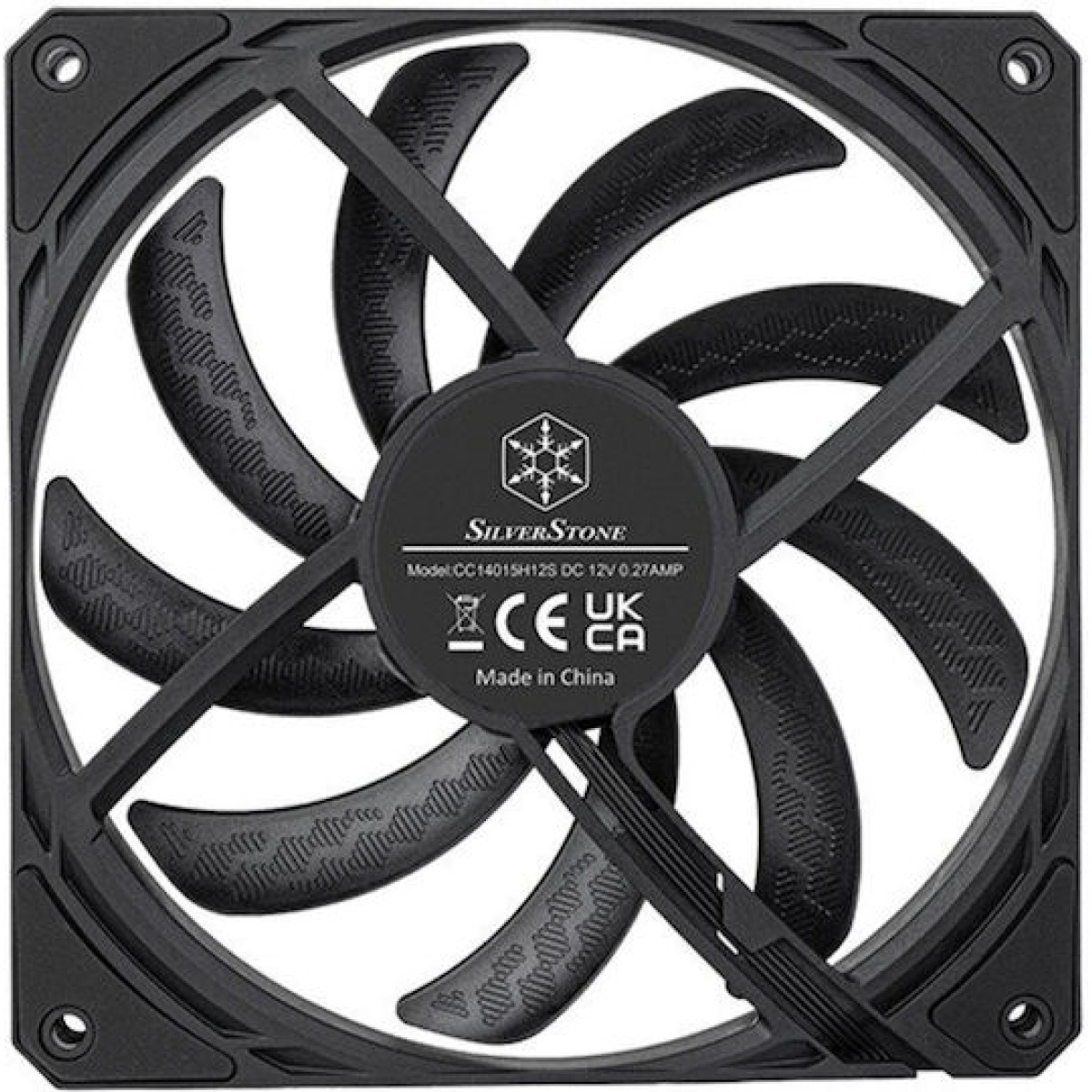 Silverstone Air Slimmer 140 Case Fan με ARGB Φωτισμό και Σύνδεση 4-Pin PWM