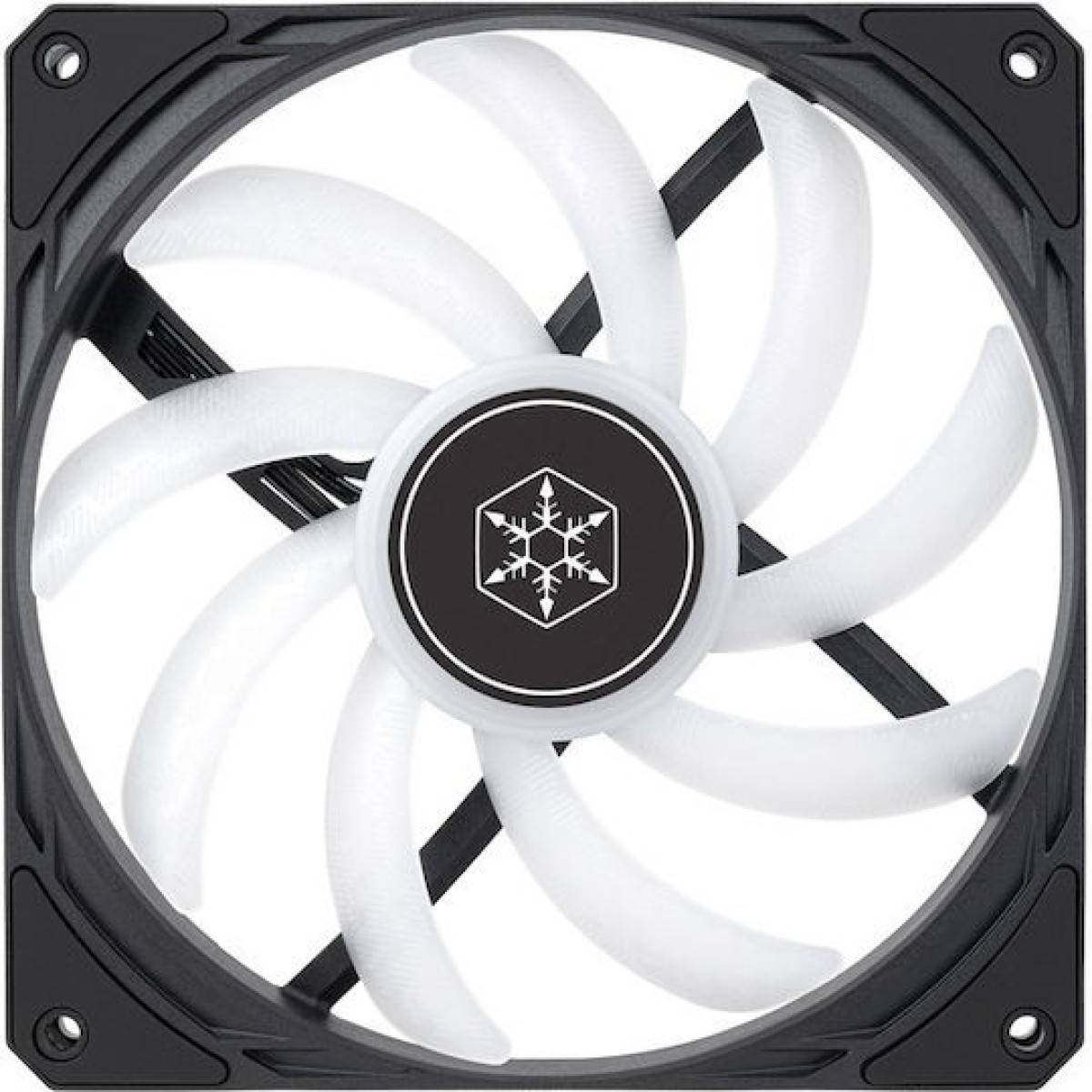 Silverstone Slimmer 140 ARGB Case Fan με Σύνδεση 4-Pin PWM