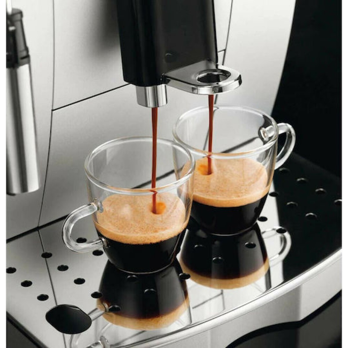 De'Longhi Magnifica S Αυτόματη Μηχανή Espresso 1450W Πίεσης 15bar με Μύλο Άλεσης Ασημί