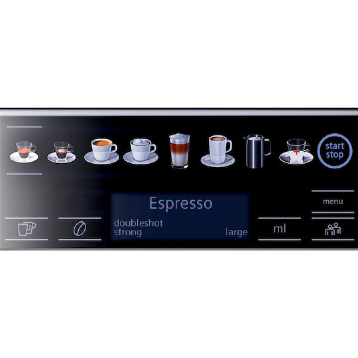 Siemens Eq.6 Plus S100 Αυτόματη Μηχανή Espresso 1500W Πίεσης 15bar με Μύλο Άλεσης Μαύρη