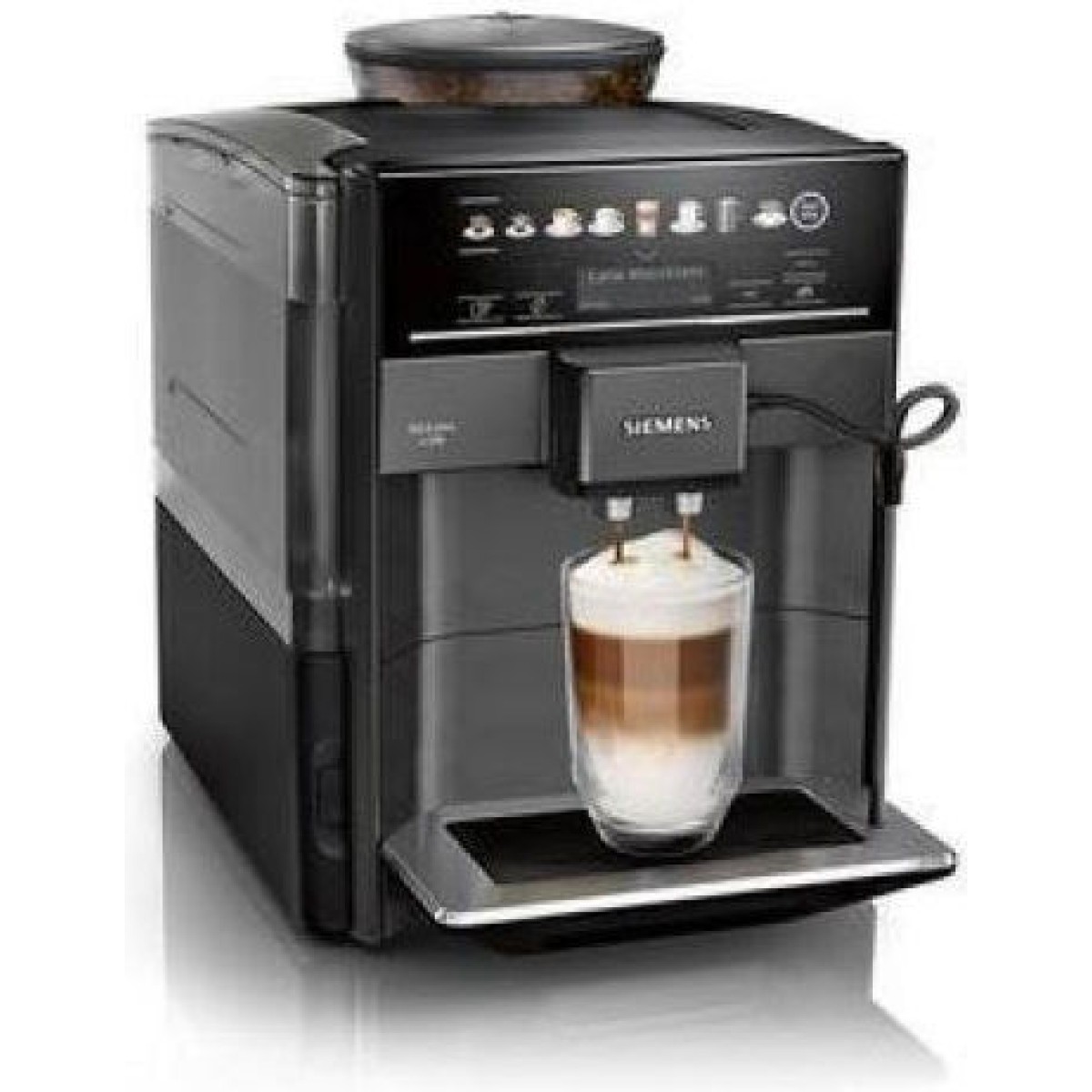 Siemens Eq.6 Plus S100 Αυτόματη Μηχανή Espresso 1500W Πίεσης 15bar με Μύλο Άλεσης Μαύρη
