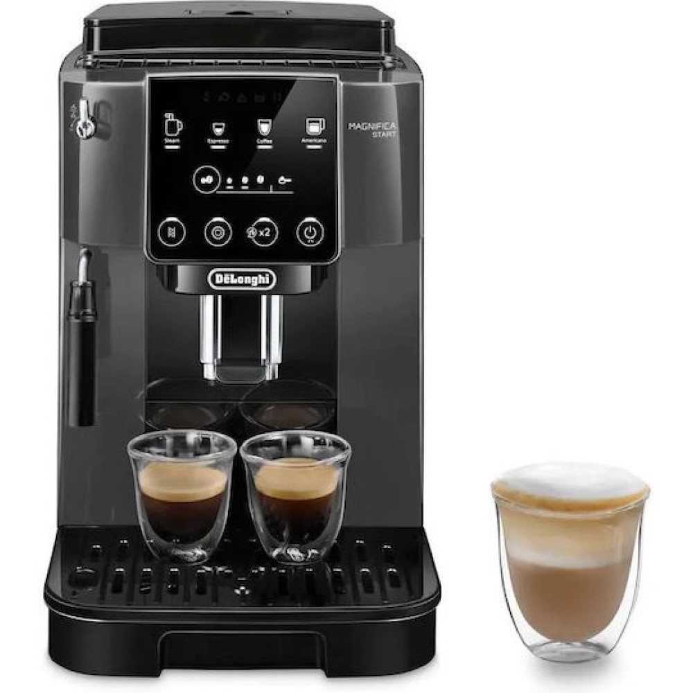 De'Longhi Magnifica Start Αυτόματη Μηχανή Espresso 1450W Πίεσης 15bar με Μύλο Άλεσης Μαύρη