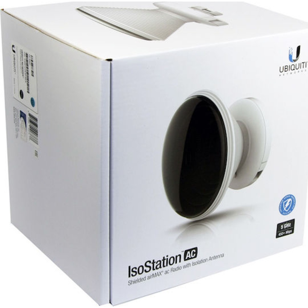 Ubiquiti IsoStation AC Εξωτερική Κεραία WiFi Παραβολική 14dBi με σύνδεση Ethernet