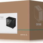Deepcool CH160 Mini Tower Κουτί Υπολογιστή με Πλαϊνό Παράθυρο Μαύρο