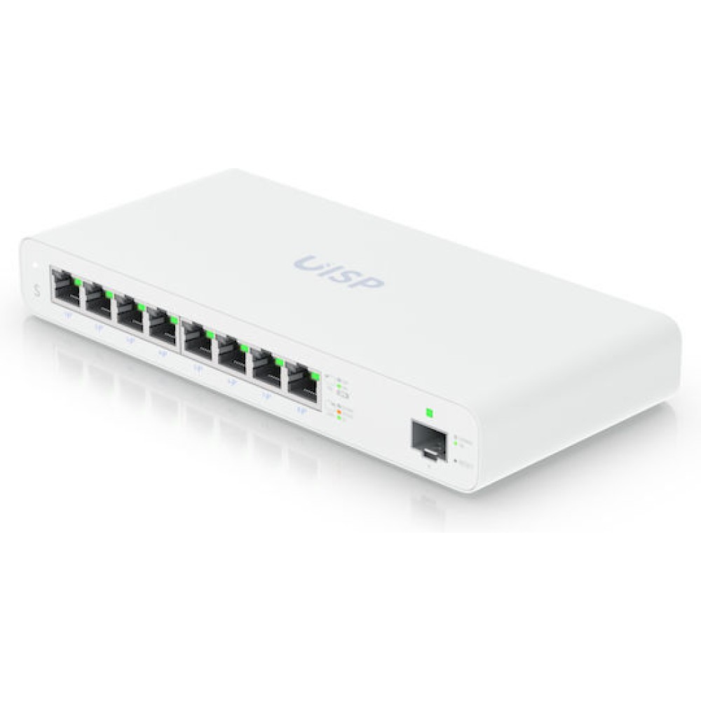 Ubiquiti UISP Managed L2 Switch με 8 Θύρες Gigabit (1Gbps) Ethernet και 1 SFP Θύρα