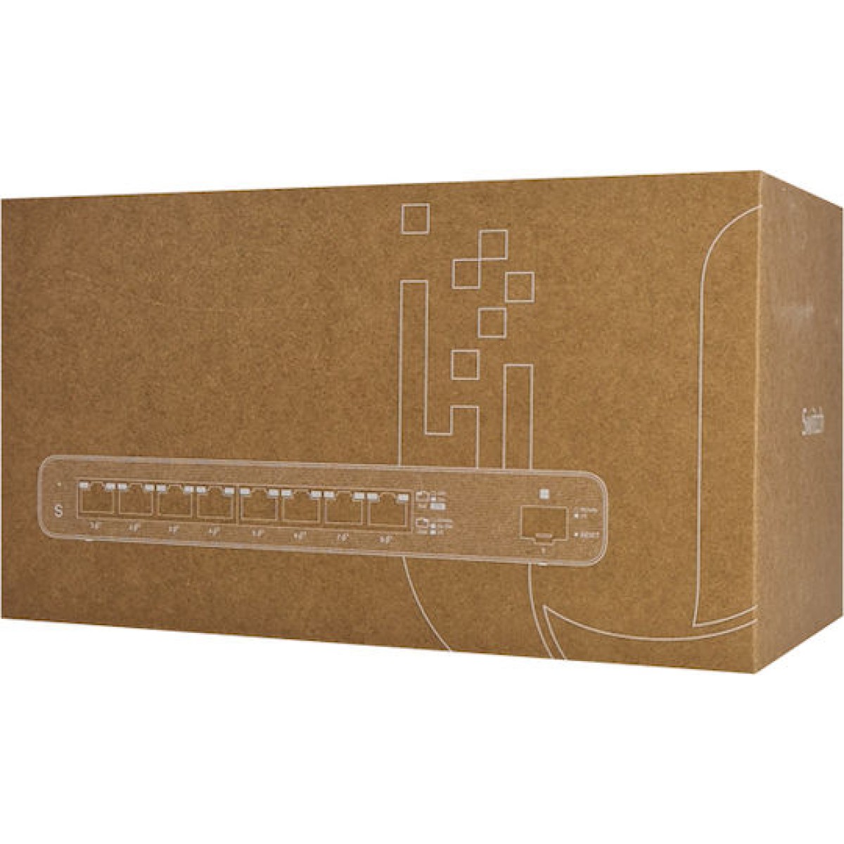 Ubiquiti UISP Managed L2 Switch με 8 Θύρες Gigabit (1Gbps) Ethernet και 1 SFP Θύρα