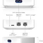 Ubiquiti UniFi Express WiFi Mesh Network Access Point Wi‑Fi 6 Dual Band (2.4 & 5GHz)