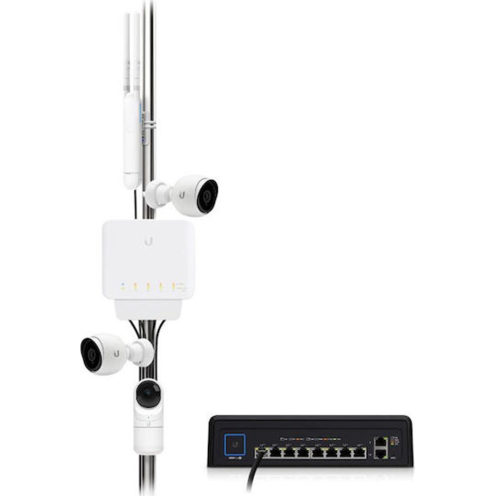 Ubiquiti UniFi USW-Flex (3-Pack) Managed L2 PoE Switch με 5 Θύρες Gigabit (1Gbps) Ethernet