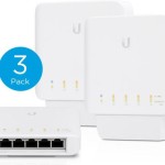 Ubiquiti UniFi USW-Flex (3-Pack) Managed L2 PoE Switch με 5 Θύρες Gigabit (1Gbps) Ethernet