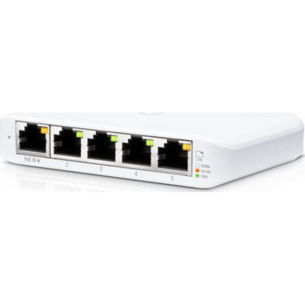 Ubiquiti USW Flex Mini (5-Pack) Unmanaged L2 PoE+ Switch με 5 Θύρες Gigabit (1Gbps) Ethernet