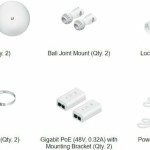 Ubiquiti UniFi Building-to-Building Bridge Εξωτερική Κεραία WiFi Κατευθυντική 17.2dBi με σύνδεση Ethernet
