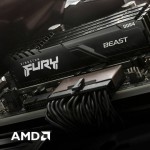 Kingston Fury Beast DDR4 με Module 1x16GB και Ταχύτητα 3200 για Desktop