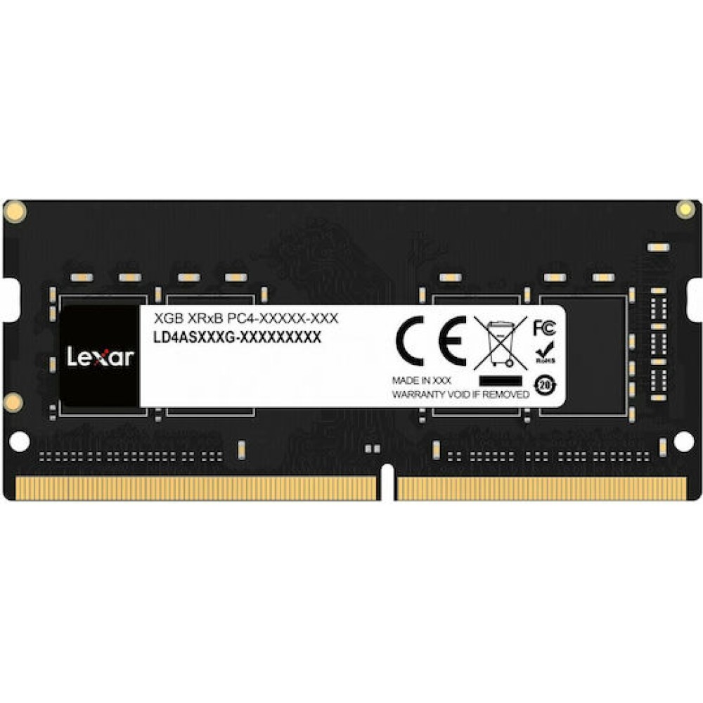 Lexar DDR4 με Module 1x16GB και Ταχύτητα 3200 για Laptop