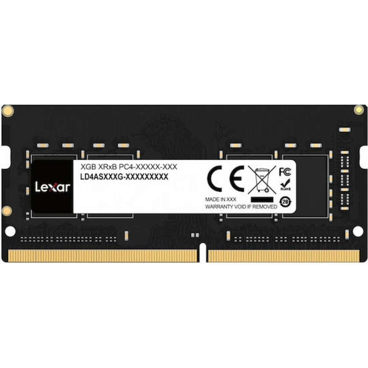 Lexar DDR4 με Module 1x16GB και Ταχύτητα 3200 για Laptop