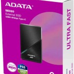 Adata Elite SE920 USB-C Εξωτερικός SSD 4TB Μαύρο