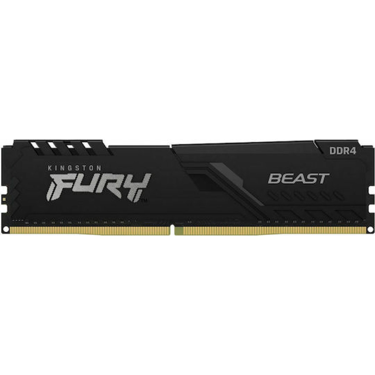 Kingston Fury Beast DDR4 32GB RAM με 2x16GB Modules και Ταχύτητα 3200 για Desktop