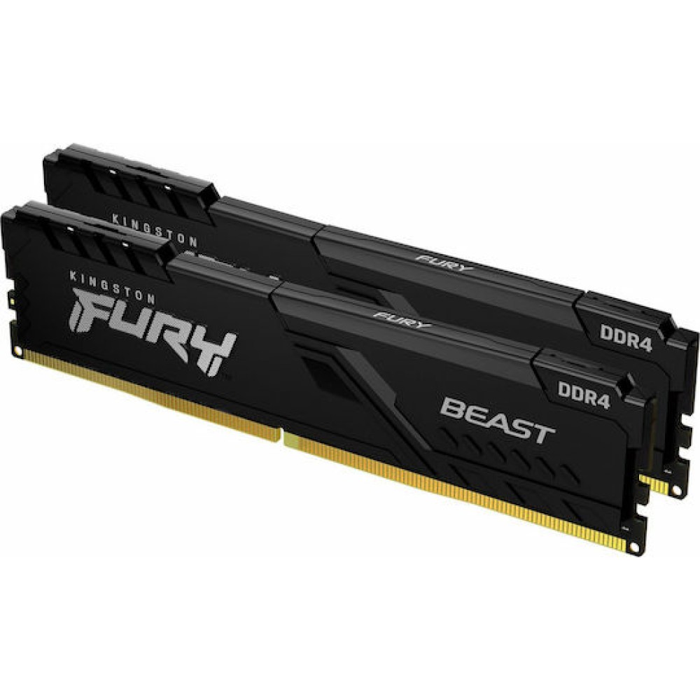 Kingston FURY Beast DDR4 64GB RAM με 2x32GB Modules και Ταχύτητα 3200 για Desktop