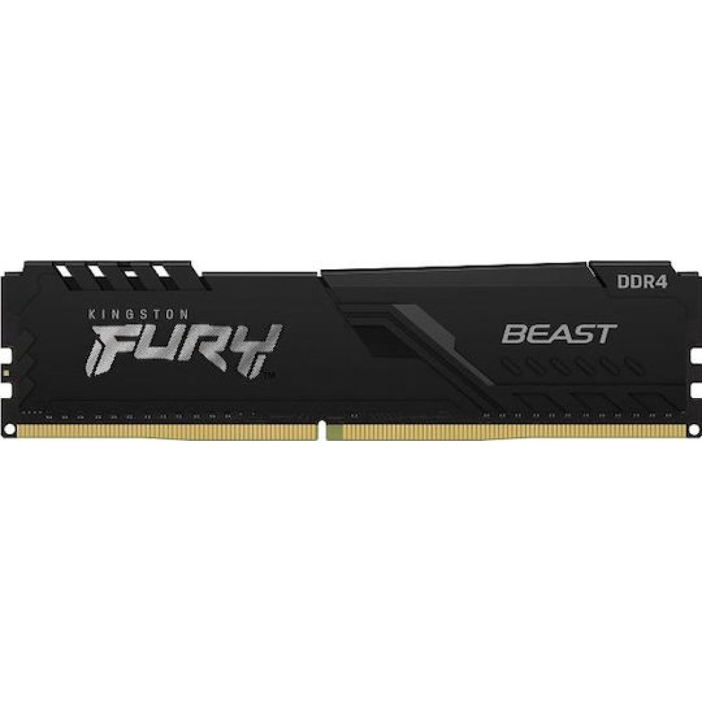 Kingston Fury Beast DDR4 16GB RAM με 2x8GB Modules και Ταχύτητα 3200 για Desktop