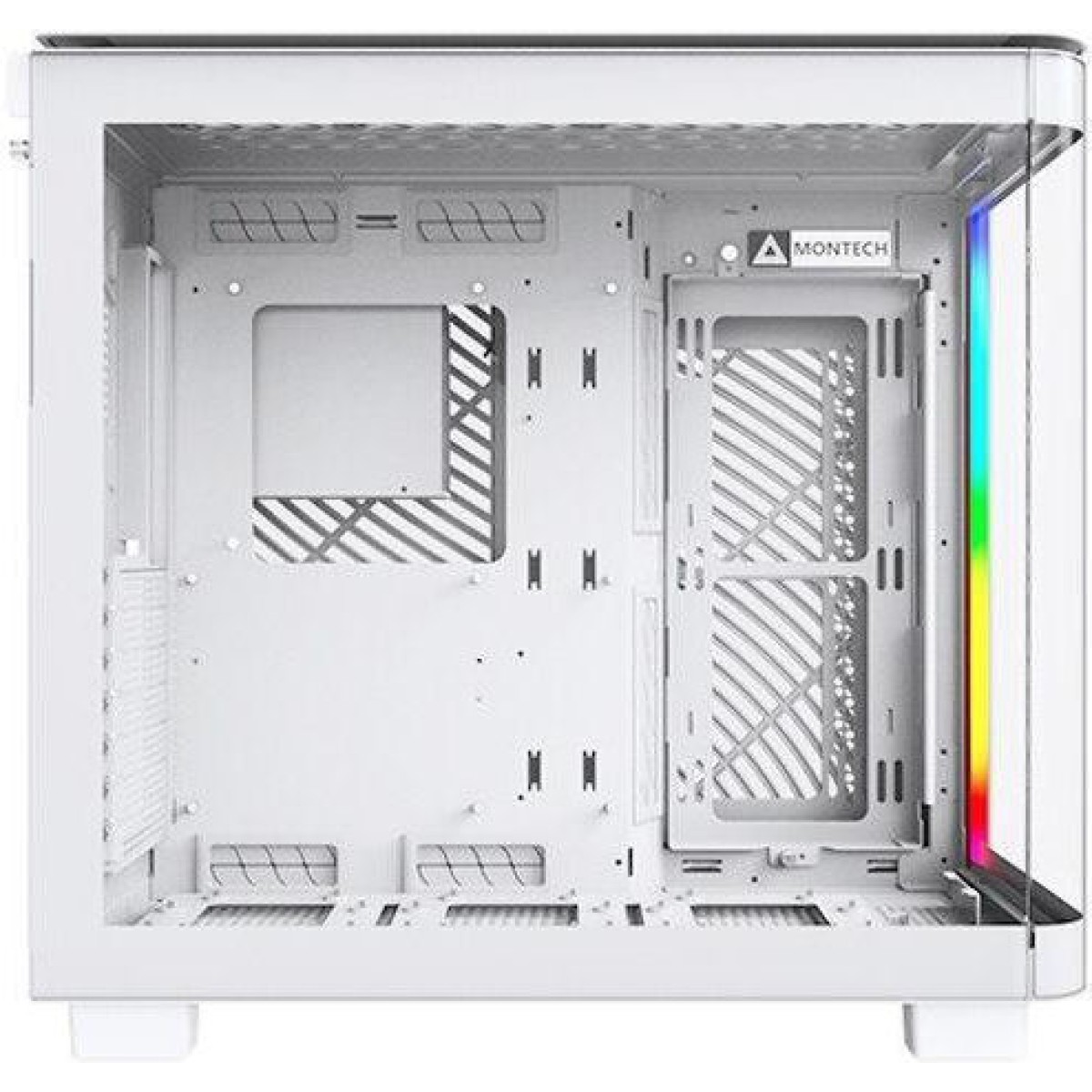 Montech King 95 Midi Tower Κουτί Υπολογιστή με Πλαϊνό Παράθυρο Λευκό