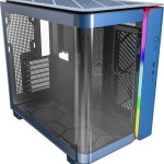 Montech King 95 Midi Tower Κουτί Υπολογιστή με Πλαϊνό Παράθυρο Μπλε
