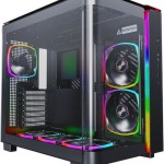 Montech King 95 Pro Midi Tower Κουτί Υπολογιστή με Πλαϊνό Παράθυρο Μαύρο