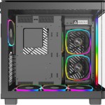 Montech King 95 Pro Midi Tower Κουτί Υπολογιστή με Πλαϊνό Παράθυρο Μαύρο