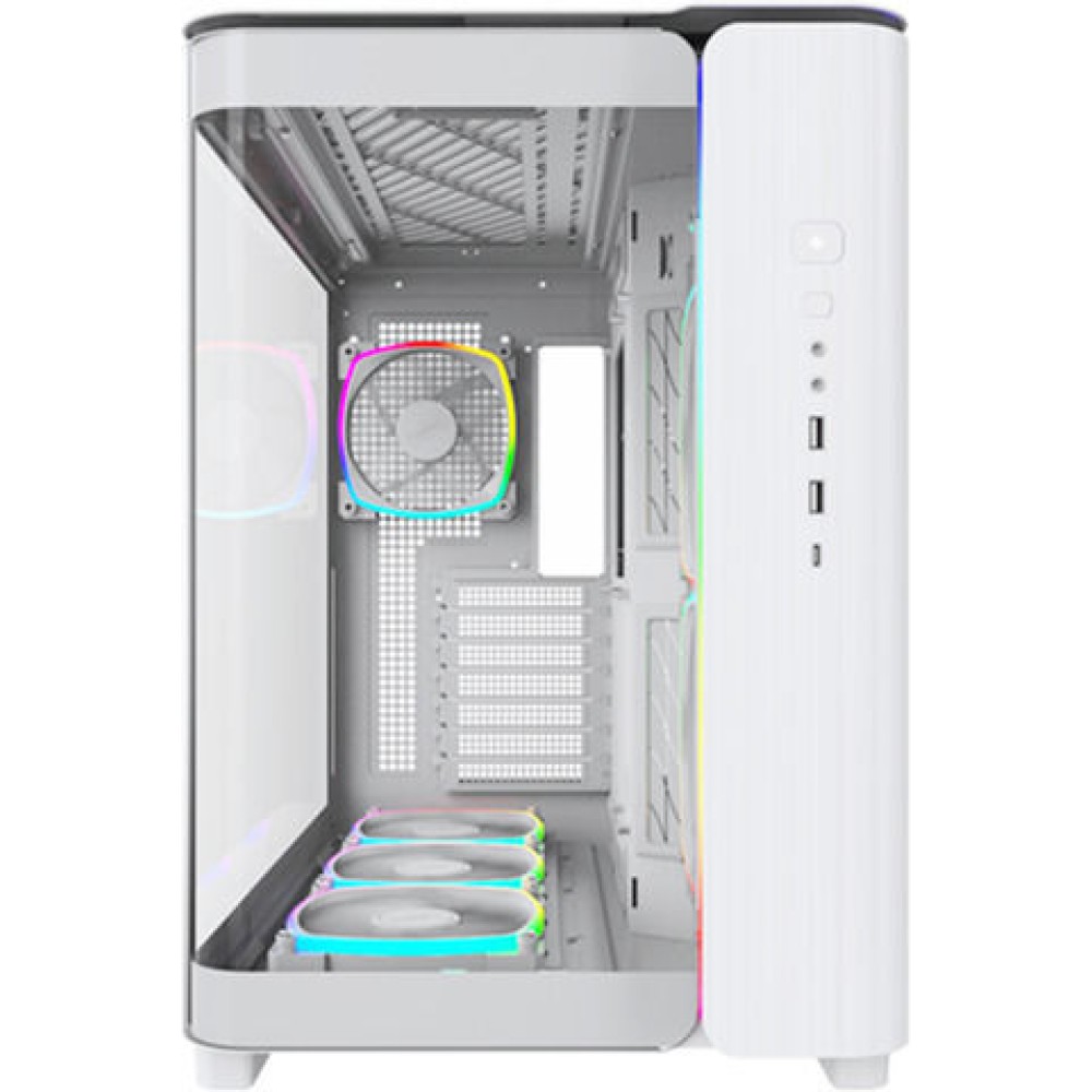 Montech King 95 Pro Midi Tower Κουτί Υπολογιστή με Πλαϊνό Παράθυρο Λευκό