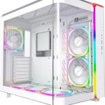 Montech King 95 Pro Midi Tower Κουτί Υπολογιστή με Πλαϊνό Παράθυρο Λευκό