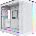 Montech King 95 Pro Midi Tower Κουτί Υπολογιστή με Πλαϊνό Παράθυρο Λευκό