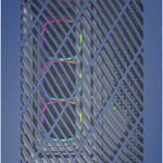 Montech King 95 Pro Midi Tower Κουτί Υπολογιστή με Πλαϊνό Παράθυρο Μπλε