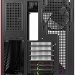 Montech King 95 Pro Midi Tower Κουτί Υπολογιστή με Πλαϊνό Παράθυρο Κόκκινο