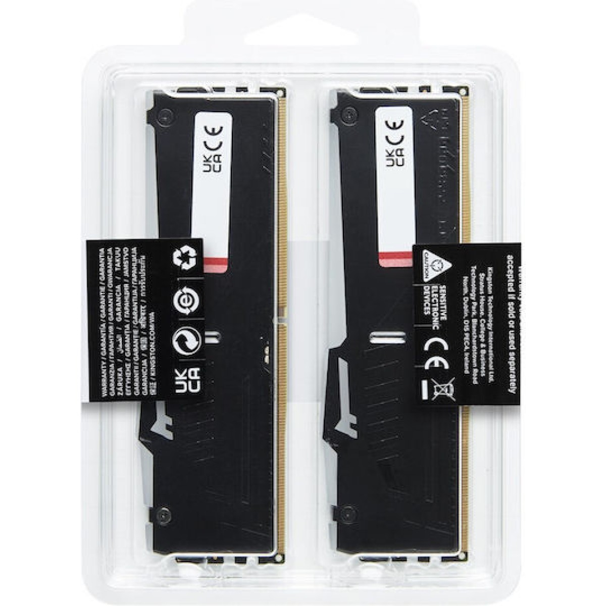 Kingston Fury Beast RGB DDR5 64GB RAM με 2x32GB Modules και Ταχύτητα 5600 για Desktop